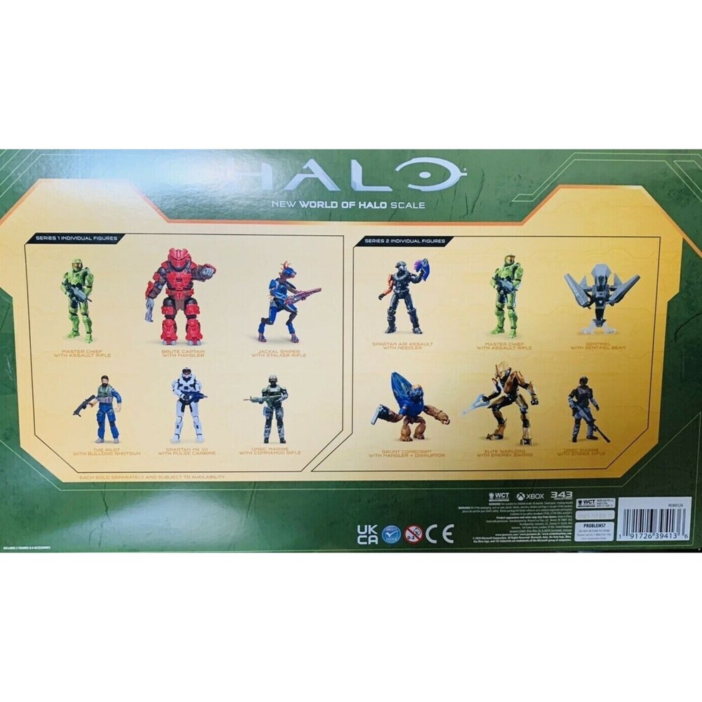 Halo Infinite 3 Figure Pack –Master Chief Jackal Sniper Spartan MK VII 3.75"-NEW - Picture 3 of 3